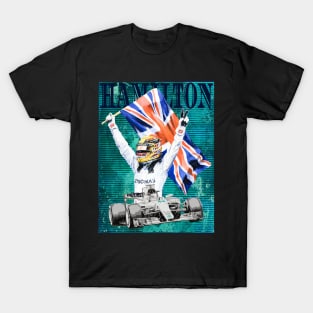 Hamilton Effect: Britannia Rules the Race!_Retro Art T-Shirt